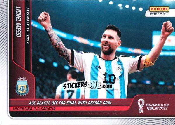 Cromo Lionel Messi - Instant FIFA World Cup Qatar 2022
 n. 108 - Panini