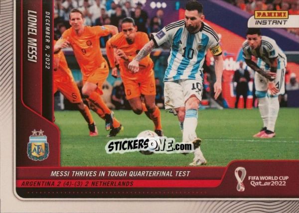 Cromo Lionel Messi - Instant FIFA World Cup Qatar 2022
 n. 101 - Panini