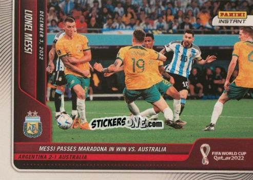 Cromo Lionel Messi - Instant FIFA World Cup Qatar 2022
 n. 85 - Panini