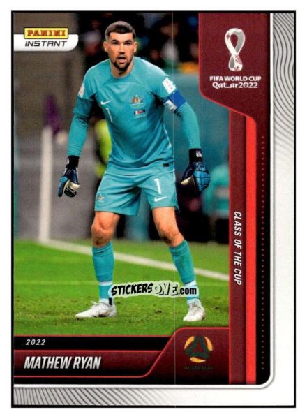Figurina Matthew Ryan - Instant FIFA World Cup Qatar 2022
 n. 2 - Panini