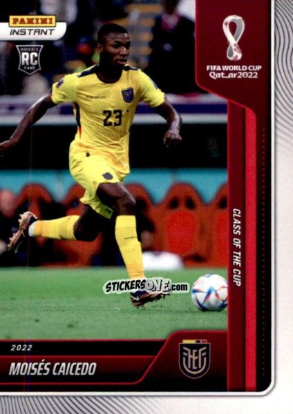 Cromo Moises Caicedo - Instant FIFA World Cup Qatar 2022
 n. 10 - Panini