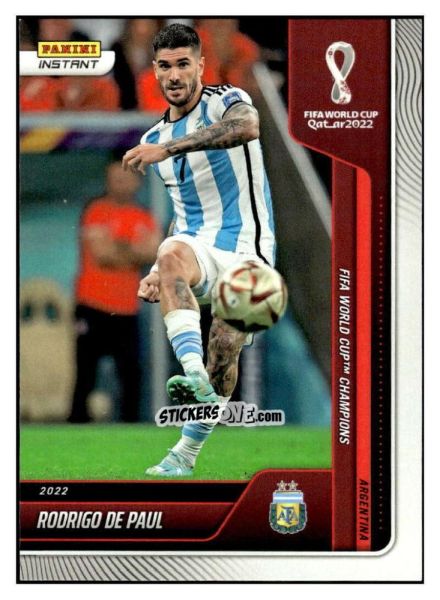 Figurina Rodrigo De Paul - Instant FIFA World Cup Qatar 2022
 n. 126 - Panini