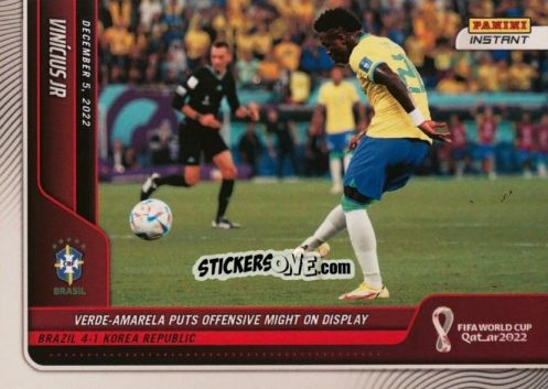 Figurina Vinicius Jr. - Instant FIFA World Cup Qatar 2022
 n. 93 - Panini