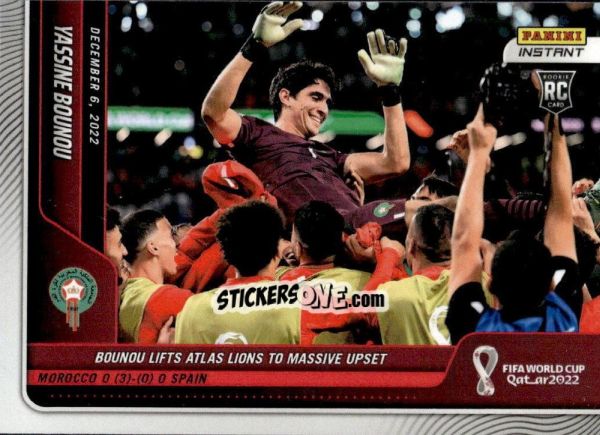Figurina Yassine Bounou - Instant FIFA World Cup Qatar 2022
 n. 96 - Panini