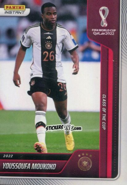 Cromo Youssoufa Moukoko - Instant FIFA World Cup Qatar 2022
 n. 13 - Panini