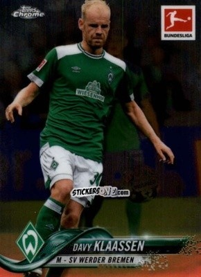 Figurina Davy Klaassen - Bundesliga Chrome 2018-2019
 n. 55 - Topps