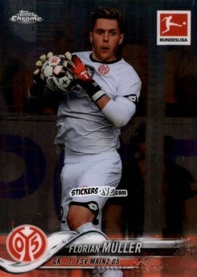 Figurina Florian Müller - Bundesliga Chrome 2018-2019
 n. 49 - Topps