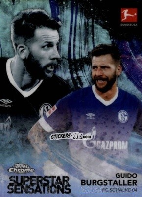 Cromo Guido Burgstaller - Bundesliga Chrome 2018-2019
 n. SS-GB - Topps