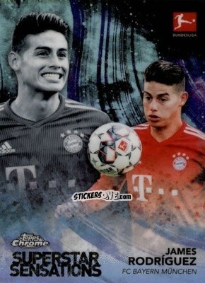 Sticker James Rodríguez - Bundesliga Chrome 2018-2019
 n. SS-MN - Topps