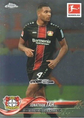 Sticker Jonathan Tah - Bundesliga Chrome 2018-2019
 n. 10 - Topps