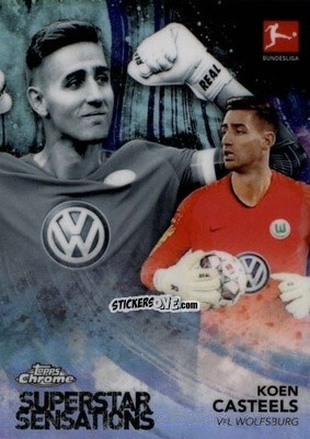 Figurina Koen Casteels - Bundesliga Chrome 2018-2019
 n. SS-KC - Topps