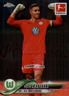 Cromo Koen Casteels - Bundesliga Chrome 2018-2019
 n. 11 - Topps