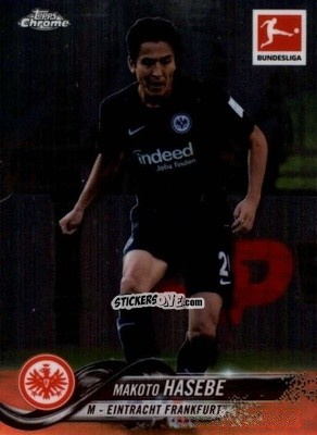 Figurina Makoto Hasebe - Bundesliga Chrome 2018-2019
 n. 21 - Topps