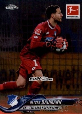 Figurina Oliver Baumann - Bundesliga Chrome 2018-2019
 n. 41 - Topps