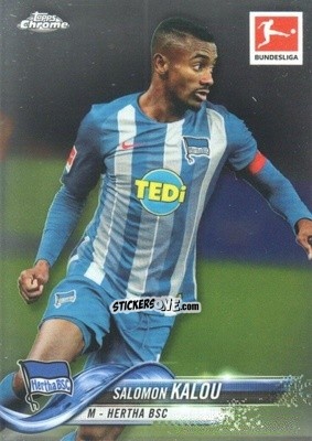 Cromo Salomon Kalou - Bundesliga Chrome 2018-2019
 n. 64 - Topps