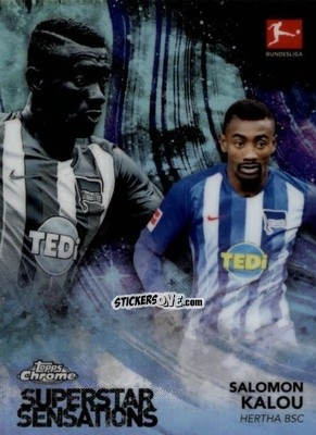 Cromo Salomon Kalou - Bundesliga Chrome 2018-2019
 n. SS-SK - Topps