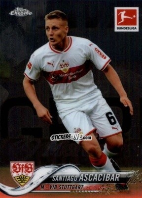 Cromo Santiago Ascacibar - Bundesliga Chrome 2018-2019
 n. 34 - Topps
