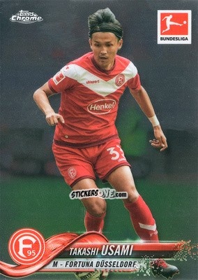 Figurina Takashi Usami - Bundesliga Chrome 2018-2019
 n. 31 - Topps