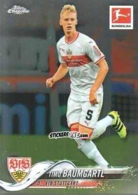 Figurina Timo Baumgartl - Bundesliga Chrome 2018-2019
 n. 67 - Topps