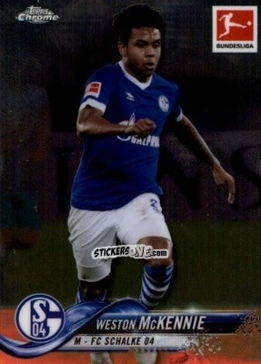 Cromo Weston McKennie - Bundesliga Chrome 2018-2019
 n. 61 - Topps
