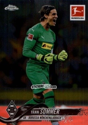 Figurina Yann Sommer - Bundesliga Chrome 2018-2019
 n. 5 - Topps