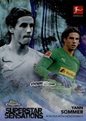 Figurina Yann Sommer - Bundesliga Chrome 2018-2019
 n. SS-YS - Topps