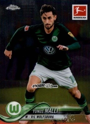 Sticker Yunus Malli - Bundesliga Chrome 2018-2019
 n. 42 - Topps