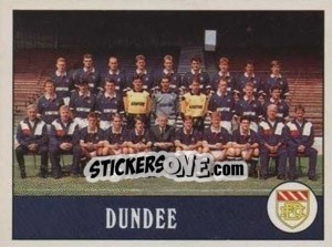 Cromo Dundee Team - UK Football 1989-1990 n. 361 - Panini