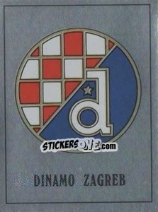 Figurina Dinamo Zagreb Badge - UK Football 1989-1990 n. 495 - Panini