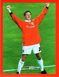 Cromo Ole Gunnar Solskjaer - Manchester United. Europe 2000 n. 13 - Futera