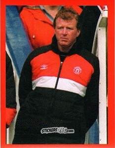 Figurina Steve McClaren - Manchester United. Europe 2000 n. 23 - Futera