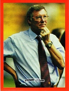 Cromo Alex Ferguson - Manchester United. Europe 2000 n. 24 - Futera