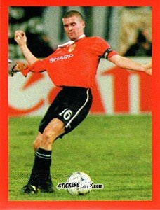 Figurina Roy Keane - Manchester United. Europe 2000 n. 31 - Futera