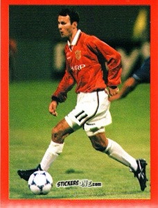 Sticker Ryan Giggs - Manchester United. Europe 2000 n. 32 - Futera