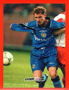 Sticker Nicky Butt - Manchester United. Europe 2000 n. 33 - Futera