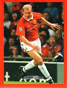 Figurina Henning Berg - Manchester United. Europe 2000 n. 34 - Futera