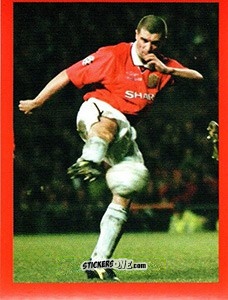 Figurina Roy Keane - Manchester United. Europe 2000 n. 46 - Futera