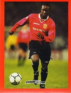 Figurina Dwight Yorke - Manchester United. Europe 2000 n. 59 - Futera