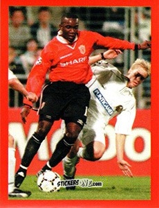 Figurina Dwight Yorke - Manchester United. Europe 2000 n. 60 - Futera