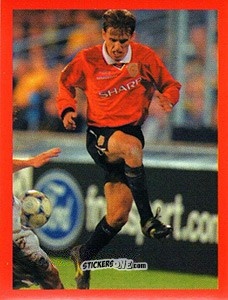 Cromo Phil Neville - Manchester United. Europe 2000 n. 73 - Futera