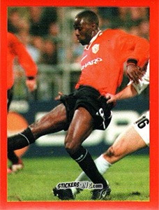 Sticker Andy Cole - Manchester United. Europe 2000 n. 88 - Futera