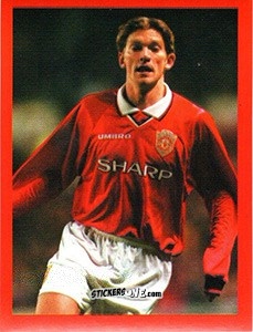 Sticker Jesper Blomqvist - Manchester United. Europe 2000 n. 99 - Futera