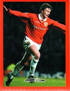 Cromo Ole Gunnar Solskjaer - Manchester United. Europe 2000 n. 101 - Futera