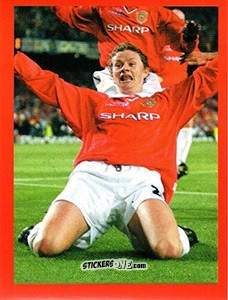 Cromo Ole Gunnar Solskjaer - Manchester United. Europe 2000 n. 104 - Futera