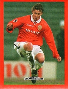 Cromo Ole Gunnar Solskjaer - Manchester United. Europe 2000 n. 105 - Futera