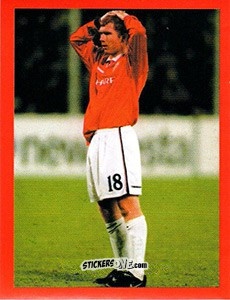 Figurina Paul Scholes - Manchester United. Europe 2000 n. 108 - Futera