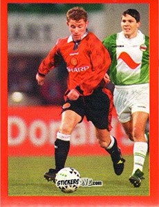 Sticker Nicky Butt - Manchester United. Europe 2000 n. 117 - Futera