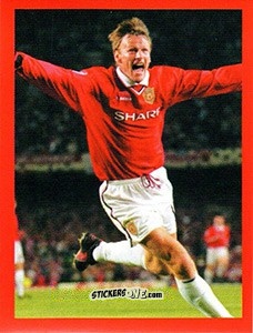 Figurina Teddy Sheringham - Manchester United. Europe 2000 n. 125 - Futera