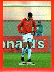 Figurina Ronny Johnsen - Manchester United. Europe 2000 n. 127 - Futera