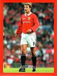 Figurina Ronny Johnsen - Manchester United. Europe 2000 n. 128 - Futera